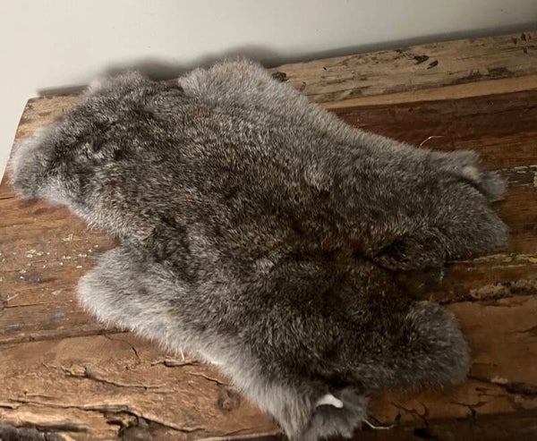 Konijnenvachtje - grijs