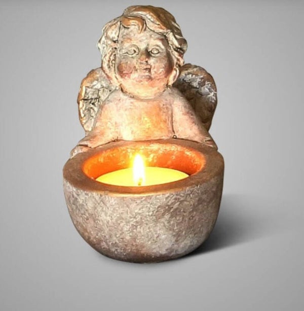 Brynxz jewel angel wit tealight cup