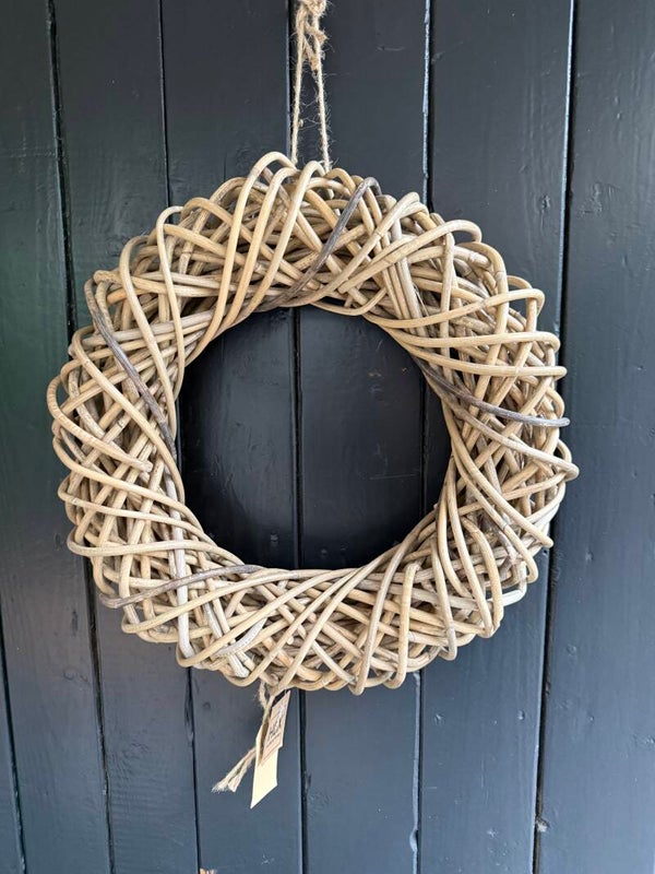 Rattan krans D40cm