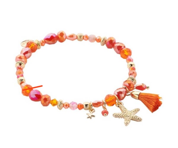 SALE - BIBA armband beach - oranje
