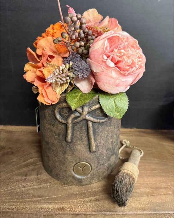 Brynxz pot met strikje incl boeket