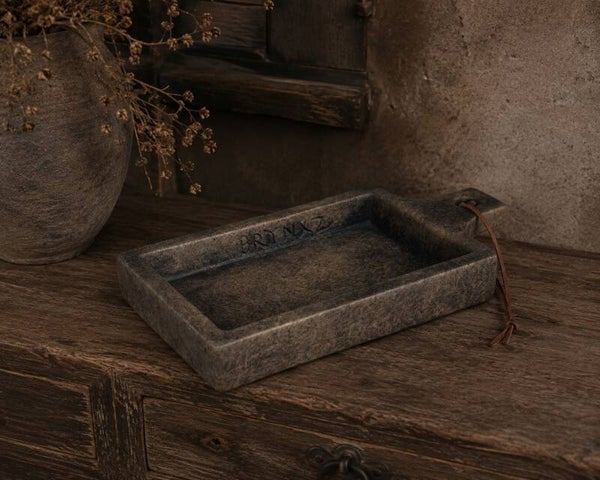 brynxz rechthoekig plateau  met handvat - Majestic Brown
