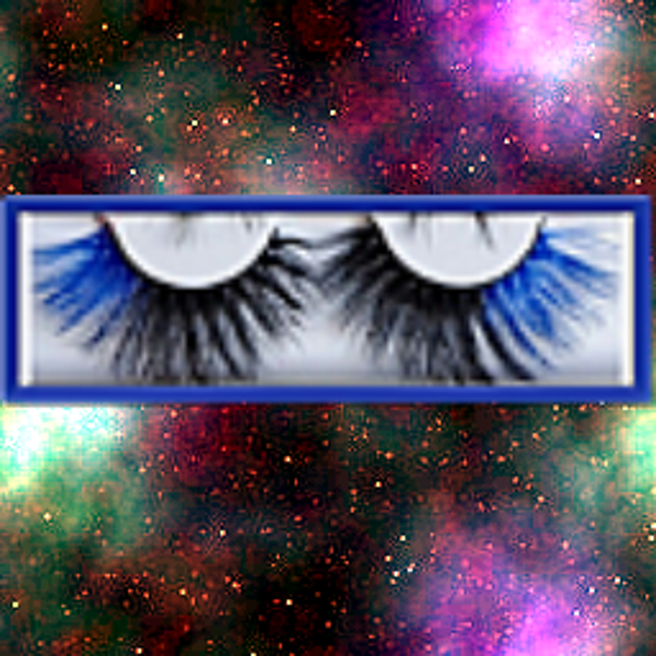 Blue-Tipped 3D 20mm Mink Faux Eyelashes