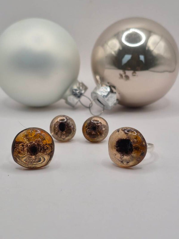 #set2 glasring + oorstekers