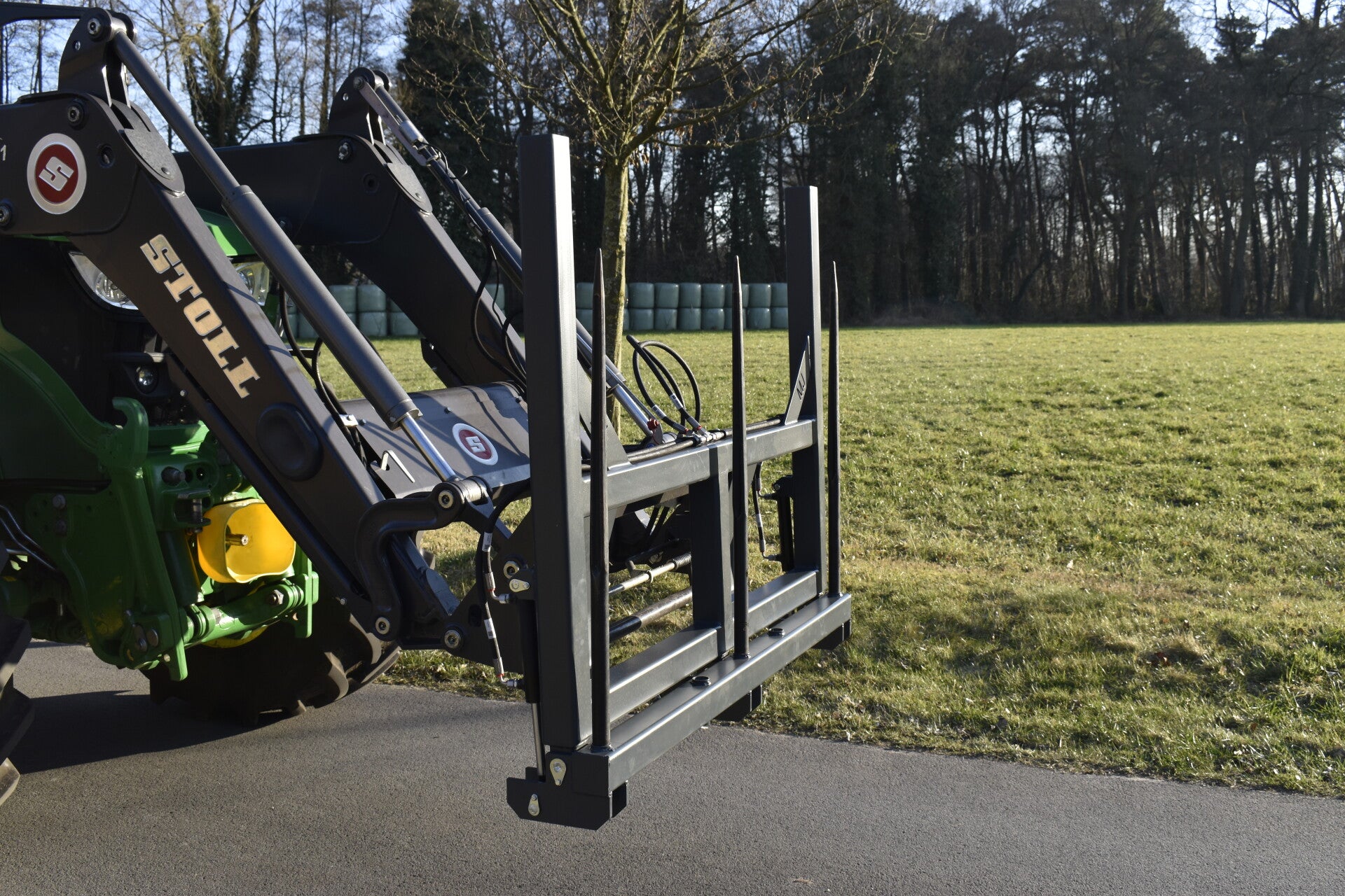 hydraulisch klappbare Ballengabel