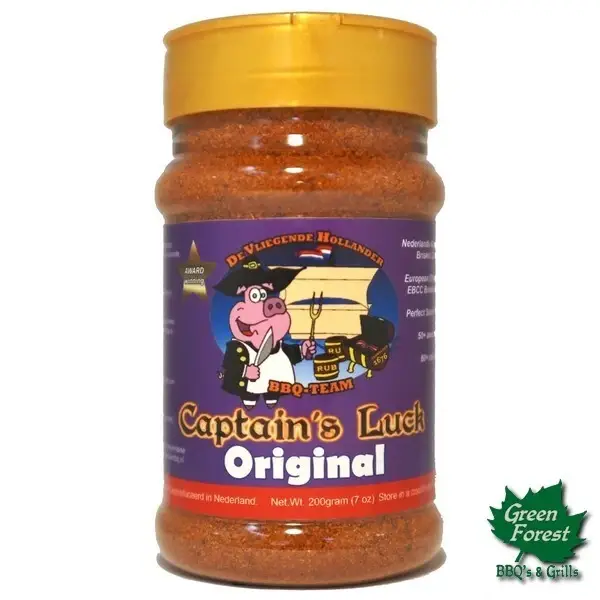 CAPTAIN'S LUCK ORIGINAL RUB 200GR VLIEGENDE HOLLANDER BBQ