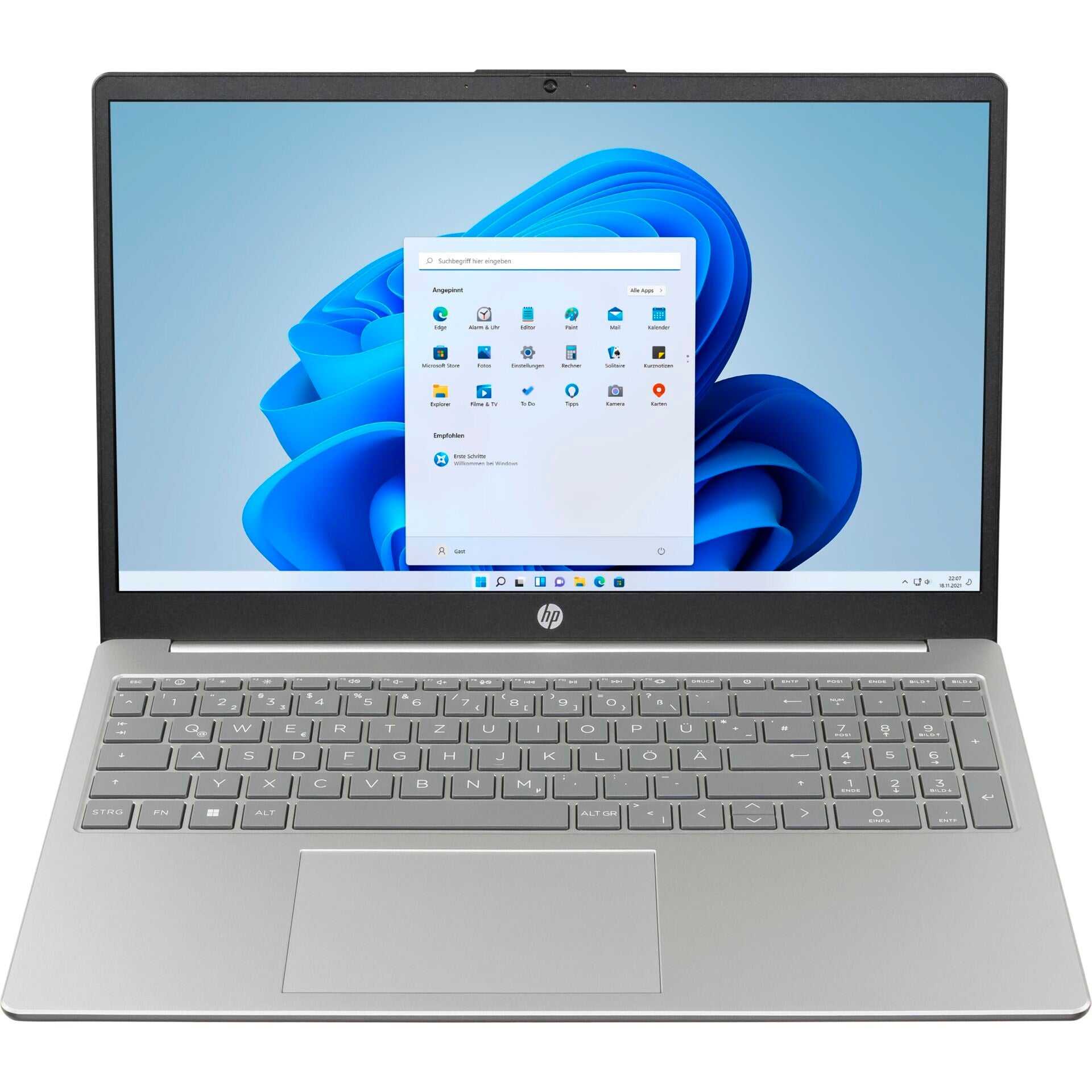 HP 15-fc0554ng Notebook 15,6 Zoll – Ryzen 5, 16 GB RAM, 1 TB SSD