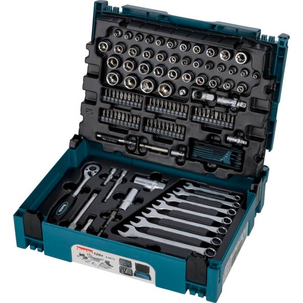 Makita E-08713 Werkzeug-Set, 120-teilig im MAKPAC