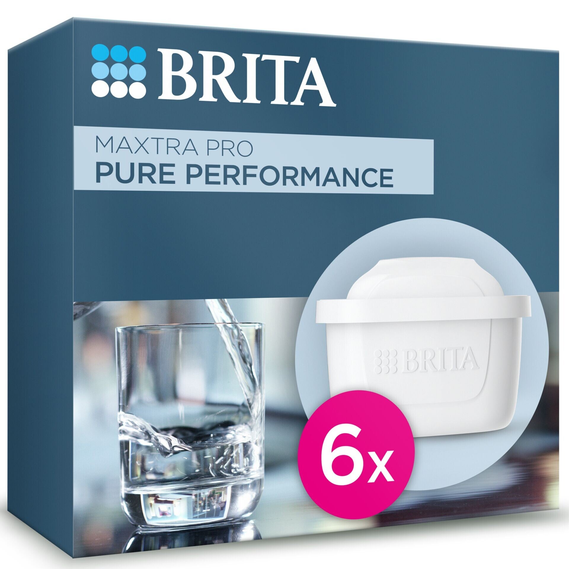 BRITA MAXTRA PRO Pure Performance Wasserfilter 6er-Pack