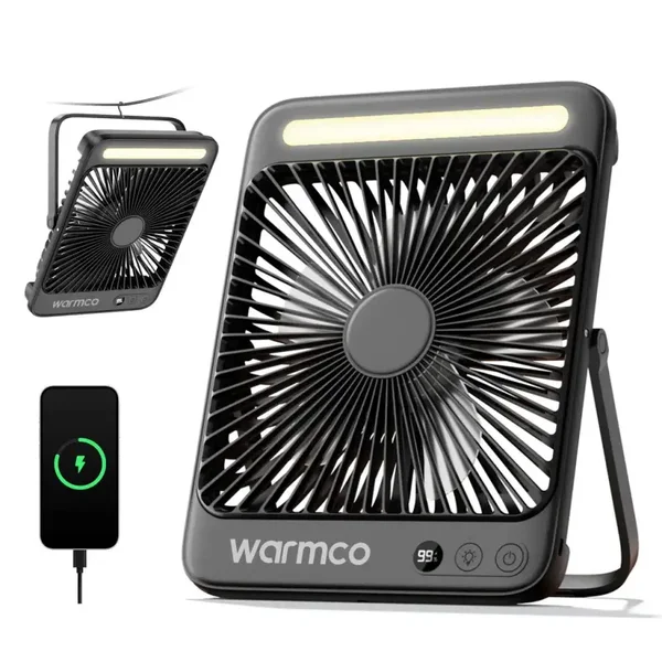 Warmco D4 Campingventilator 20.000 mAh