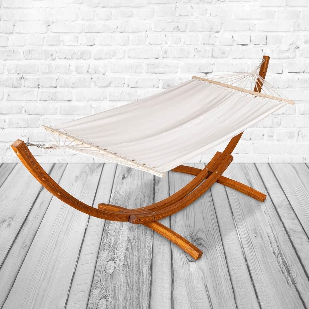 PureHaven Hängematte mit Holzgestell 316 cm