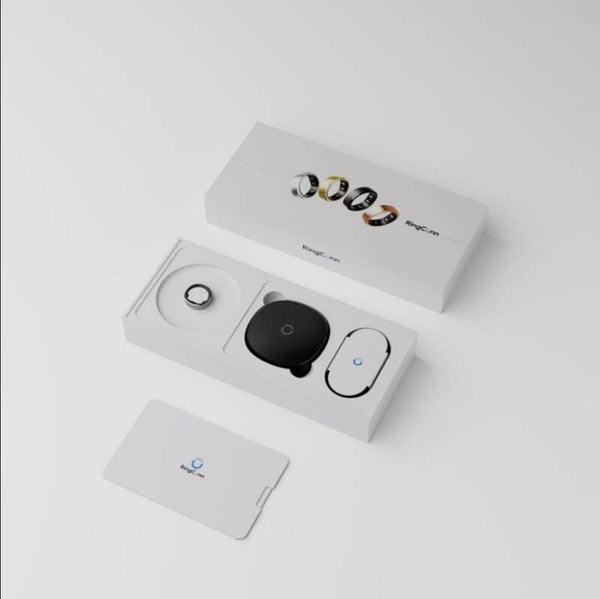 RingConn Gen2 Smart Ring Silber Größe 9