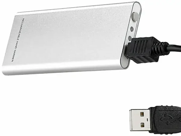 infactory USB-Handwärmer mit Akku – Taschenwärmer bis 4 Stunden