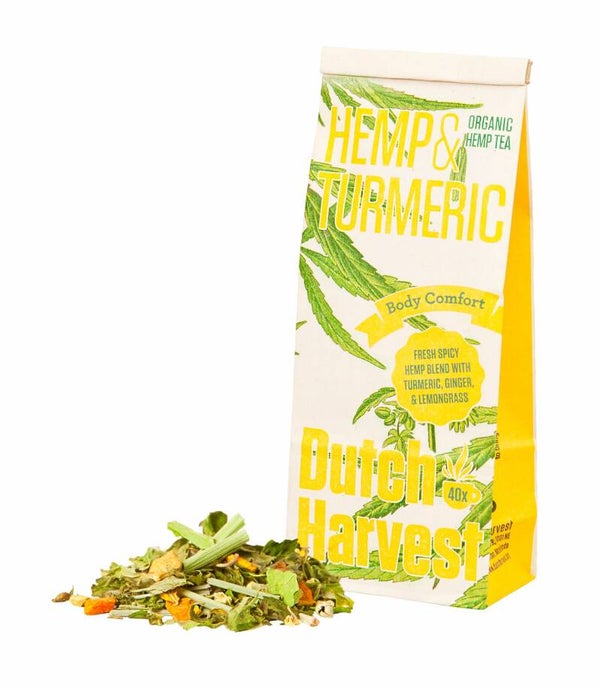 Dutch Harvest Hemp Tea - Hemp and Turmeric - CBD Rich Tea