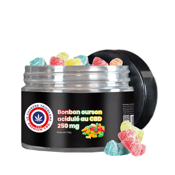 Gummies 250mg CBD - 125gr - SWEET SOUR BEARS
