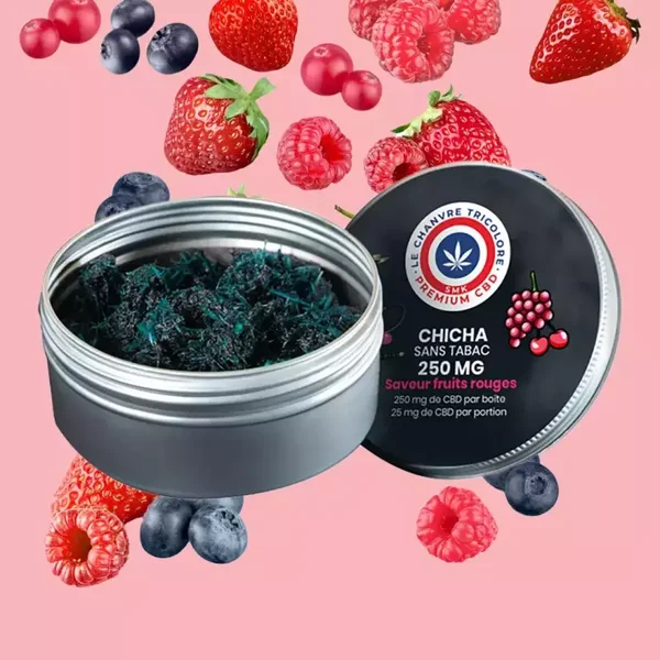 Shisha 250mg CBD - Frutos Vermelhos - 100gr