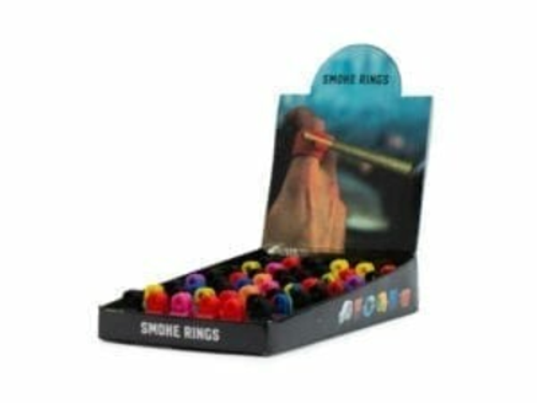 Smoking Rings 48 pcs display - universal size and mix colours