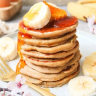 Pancakes de avena y plátano