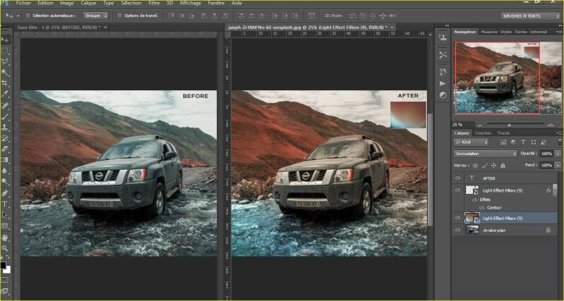 light effect filters 