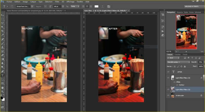 light effect filters 