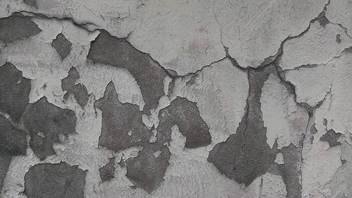 Peeled Decrepit Wall Concrete