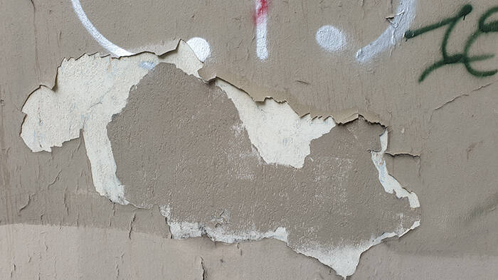 Peeled Decrepit Wall Concrete