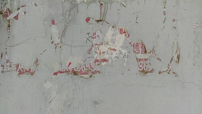 Peeled Decrepit Wall Concrete