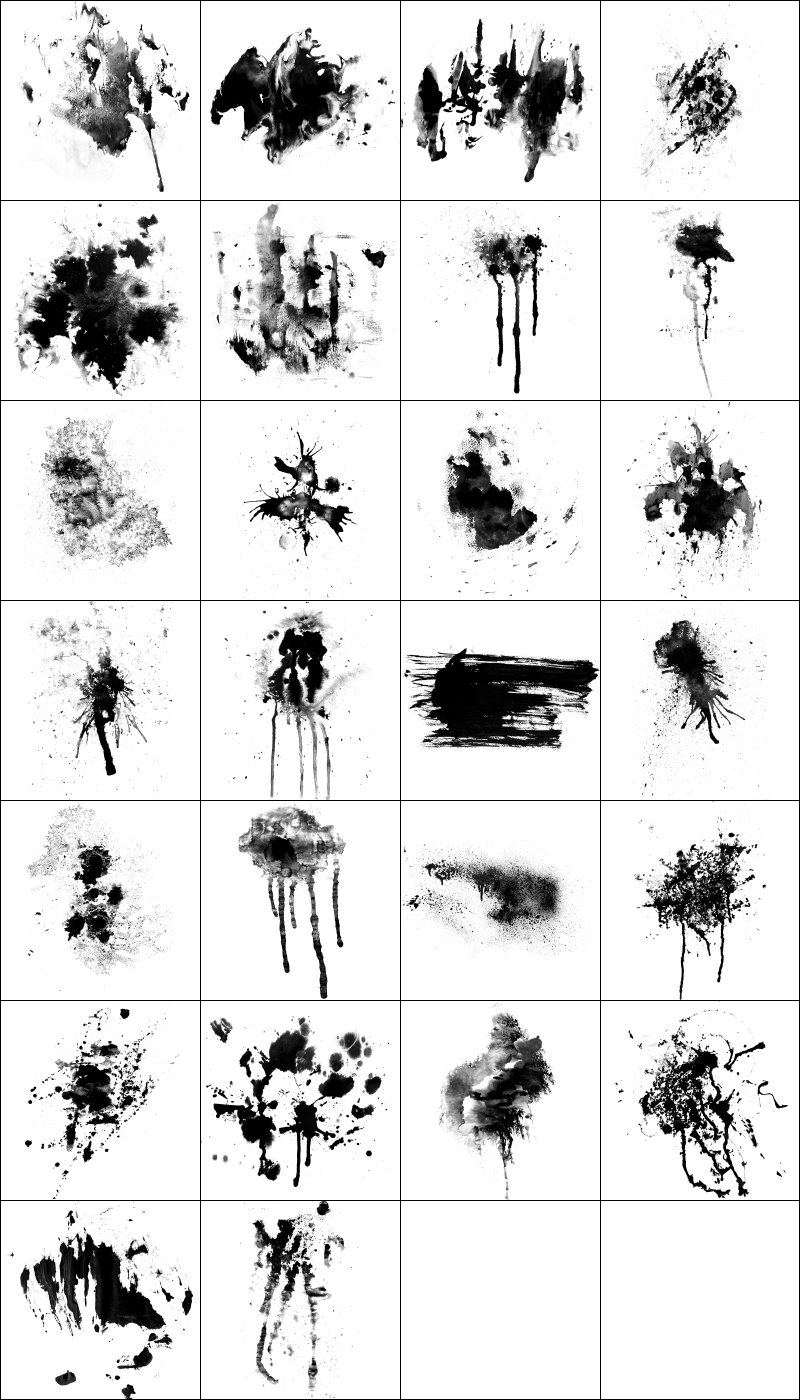 watercolor ink brushes VOL.3