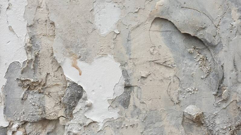 Damp Grungy Decay Concrete