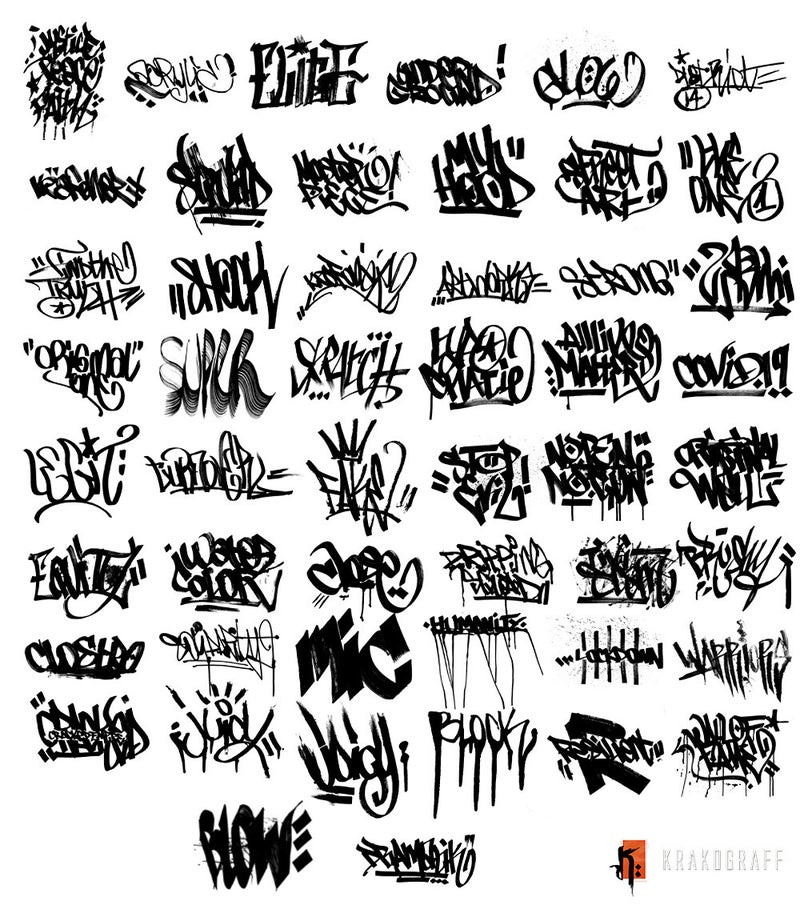 50 Tagging Brushes_by Krakograff