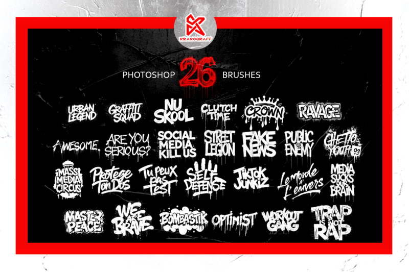 Graffiti & Tagging Brushes Vol.3