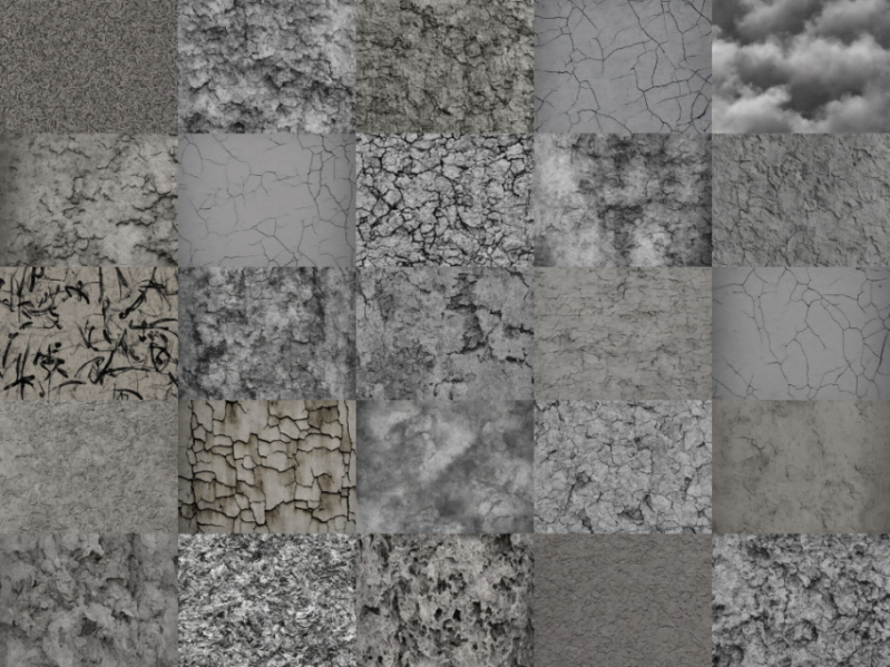 100 B&W Textures Pack