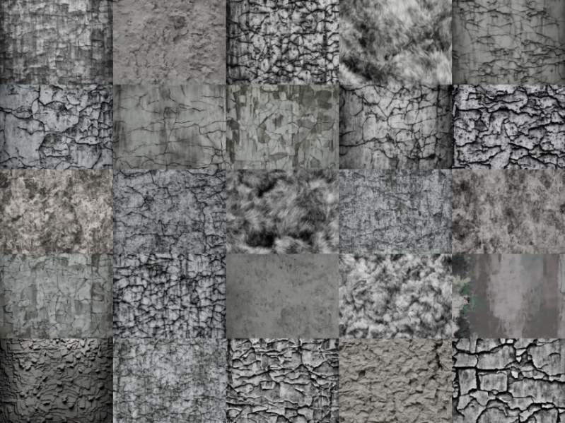 100 B&W Textures Pack
