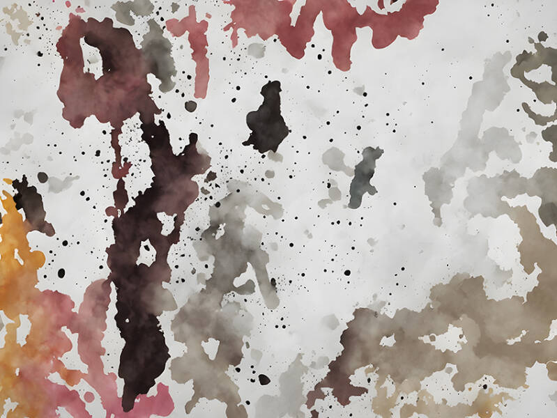Indian Chinese Ink Abstract  Paint Texture
