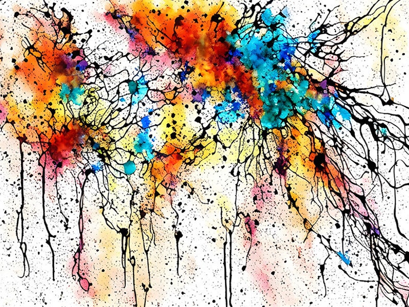 50 Ink Abstract Backgroundz | by Krakograff