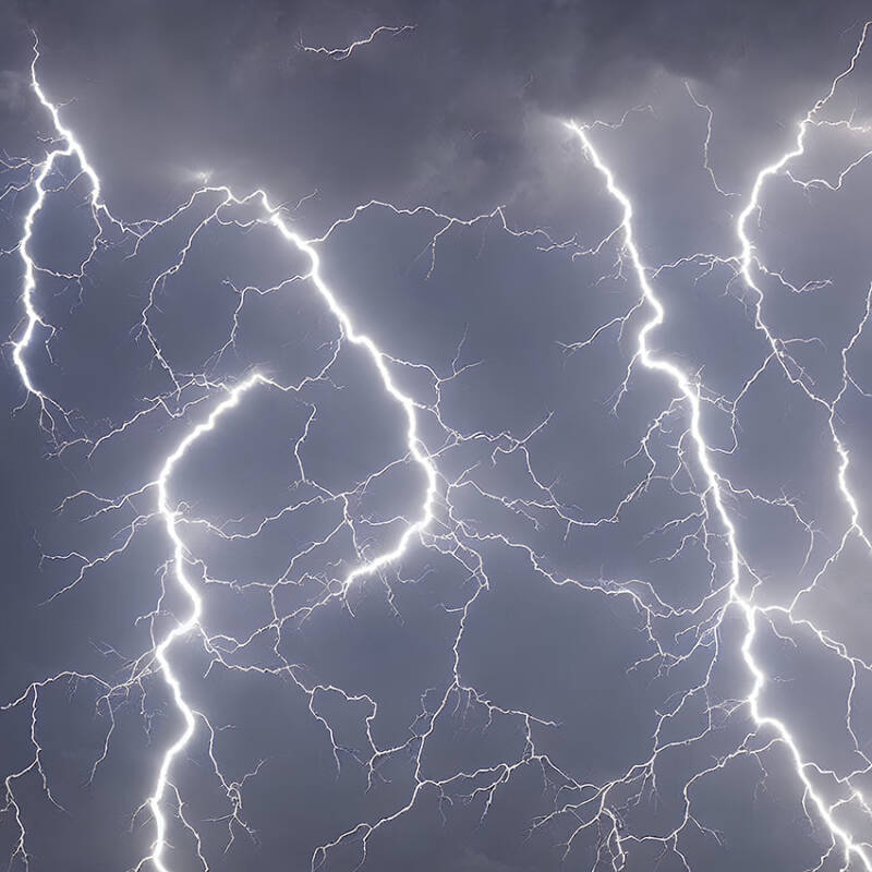 Lightning Strike Sky