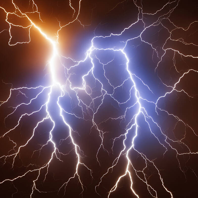 Lightning Strike Sky