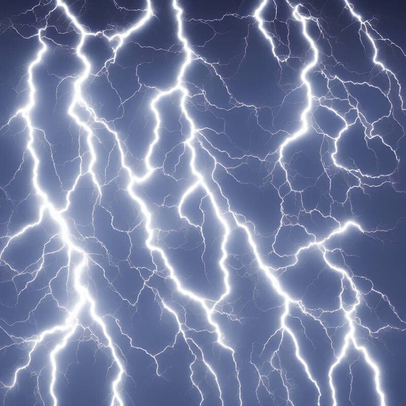 Lightning Strike Sky