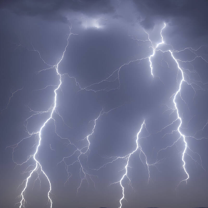 Lightning Strike Sky