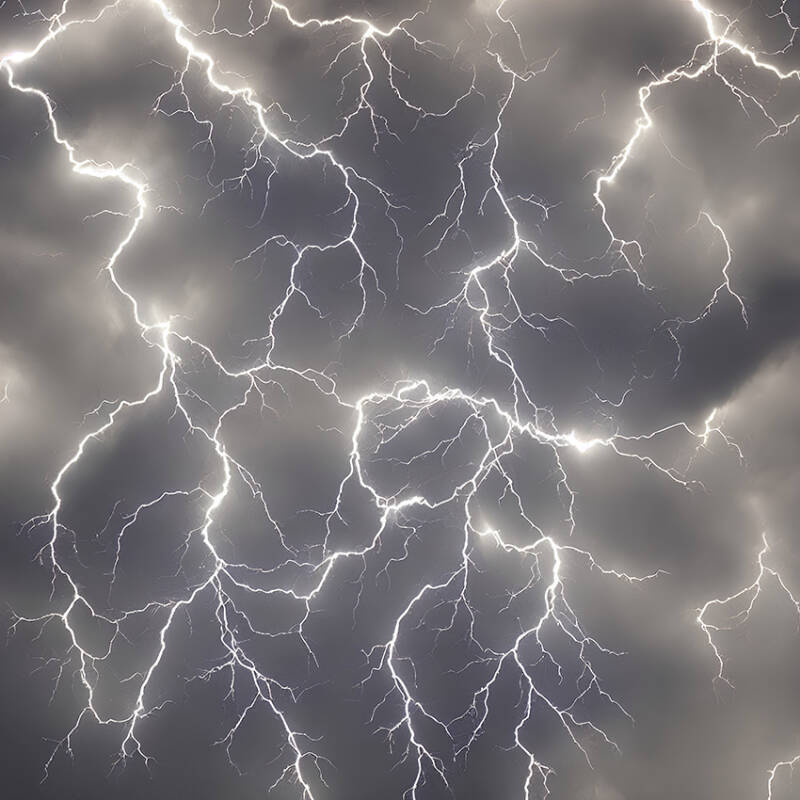 Lightning Strike Sky