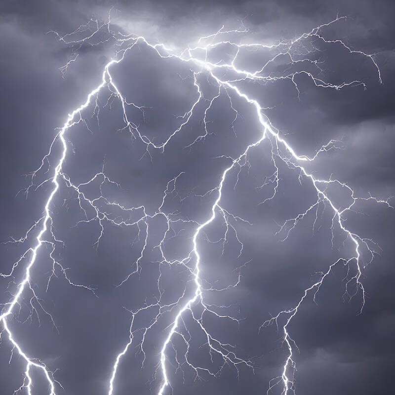 Lightning Strike Sky