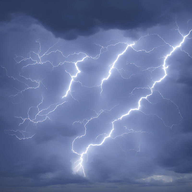 Lightning Strike Sky