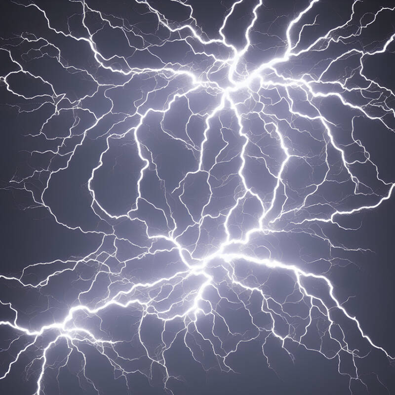 Lightning Strike Sky