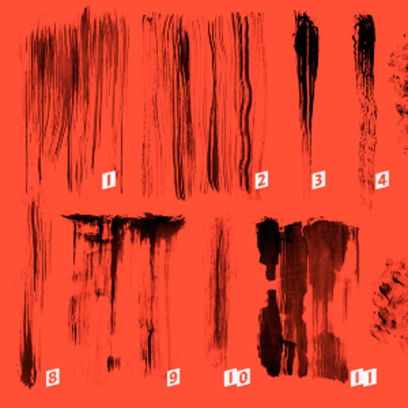 Paint Stroke Brushes_by Krakograff