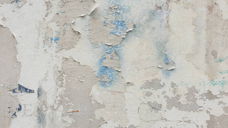 Peeled Paper Wall