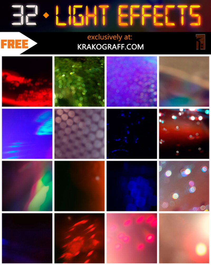 FREE 32 Light Effect Filters_by krakograff