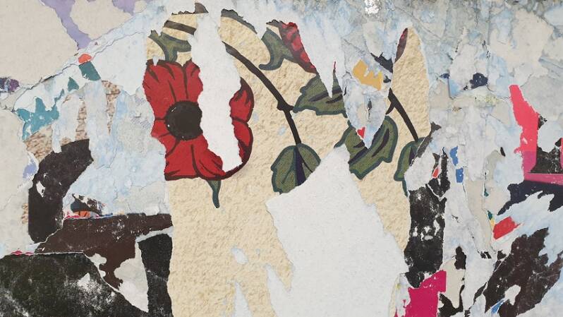 Torn Paper Paint Wall Texture