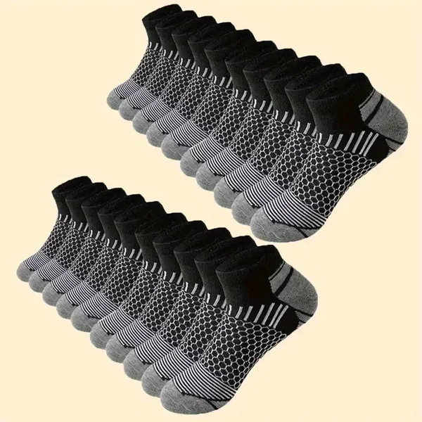 20 Paar Herren Socken Geruchshemmend & Schweißabsorbierend