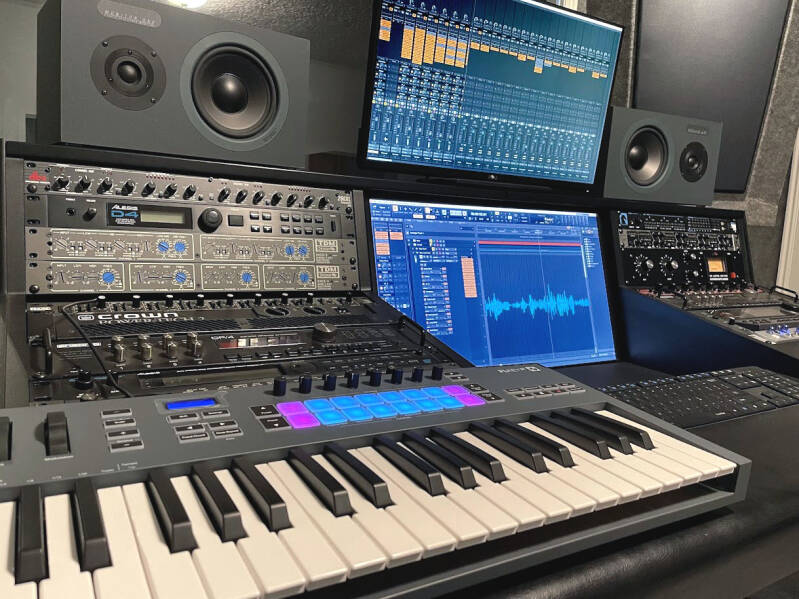 Recording consel at atrix audio in Perry Utah near Ogden