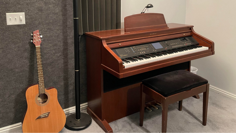 Keyboard and Guitar at Atrix Audio in Perry Utah near Ogden
